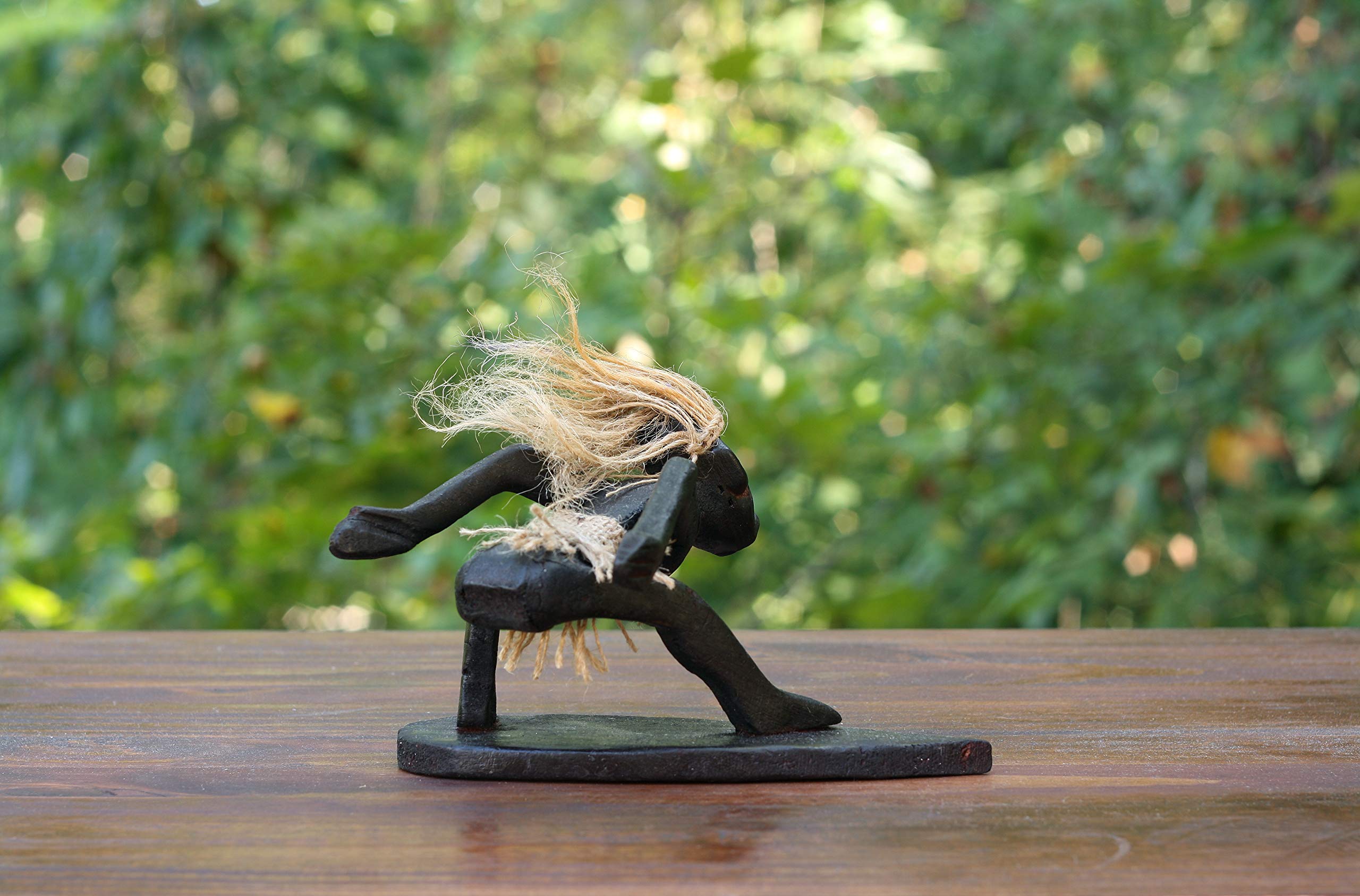 Amazon.com: G6 Collection Handmade Wooden Primitive Tribal Funny